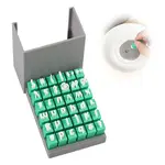 Plastic Lowercase Letter Clay Stamp Sets