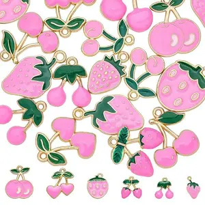 20Pcs Alloy Enamel Pendants