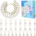 Letter A-Z Alloy Enamel Charms Pendant Locking Stitch Markers