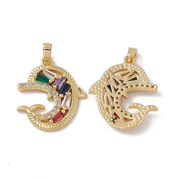 Brass Cubic Zirconia Pendants