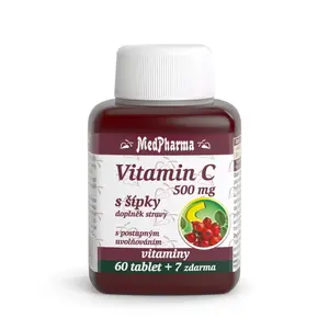 MedPharma Vitamin C 500mg s šípky 67 tablet s postupným uvolňováním