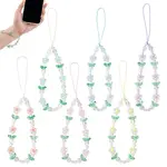 6Pcs 6 Colors Acrylic Mobile Straps