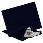 Rectangle Polyester Jewelry Packaging Bags with Alloy Zipper