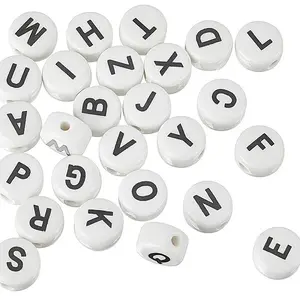 52Pcs 26 Styles Handmade Porcelain Beads