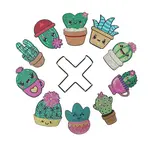 10Pcs Cactus DIY Diamond Painting Coaster Kits