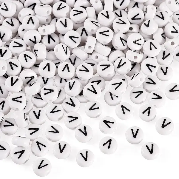500Pcs Acrylic Beads