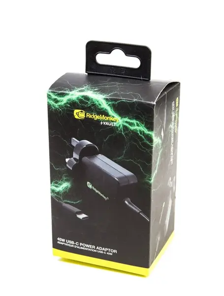 RidgeMonkey nabíječka Vault 45W USB-C Mains Power Adaptor