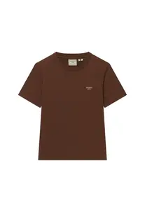 Superdry & Co Tričko  čokoládová / rosé