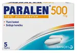 Paralen 500 mg 5 čípků