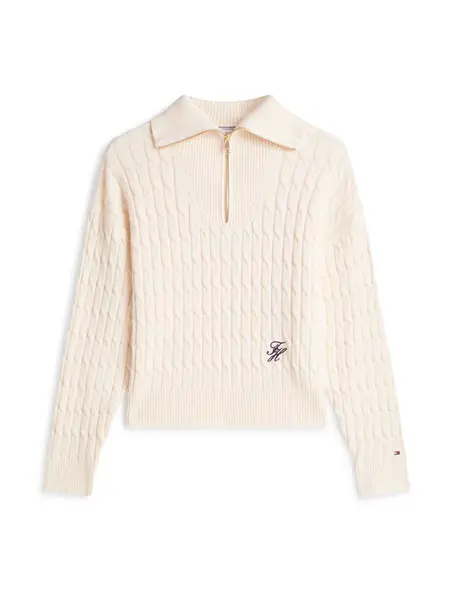 TOMMY HILFIGER Sveter  béžová