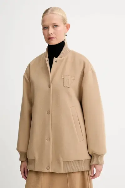 Bomber bunda s prímesou vlny Weekend Max Mara ADORNI