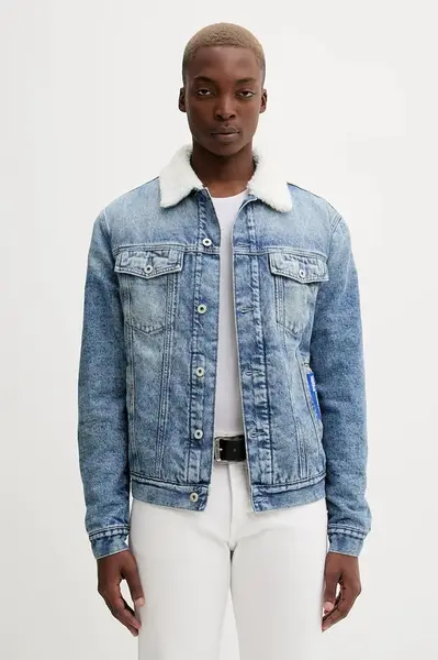 Rifľová bunda Karl Lagerfeld Jeans