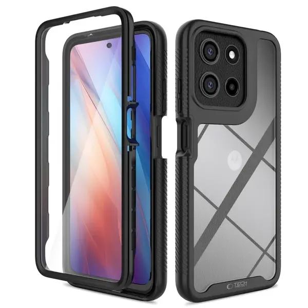 Tech-Protect Defense kryt na Motorola Moto G15 / G15 Power / G05 / E15, čierny