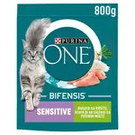 PURINA ONE 800g Sensitive s morčacím a ryžou
