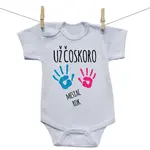 Boodyy Body s krátkym rukávom Už čoskoro 68 (3-6 mesiacov)