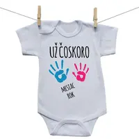 Boodyy Body s krátkym rukávom Už čoskoro 68 (3-6 mesiacov)