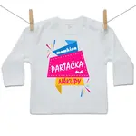 Boodyy Tričko s dlhým rukávom Mamkina parťáčka na nákupy 92 (18-24 mesiacov)