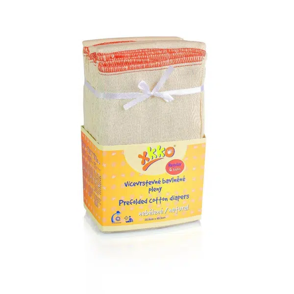 XKKO Classic Viacvrstvové plienky (4/8/4) NATURAL - Regular CTNPRF007