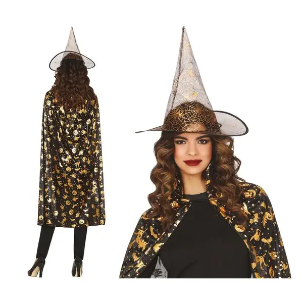 Guirca Sada doplnkov k dámskemu kostýmu Čarodejnica 2ks 110cm