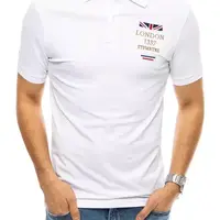 Polo tričko s výšivkou bílé Dstreet