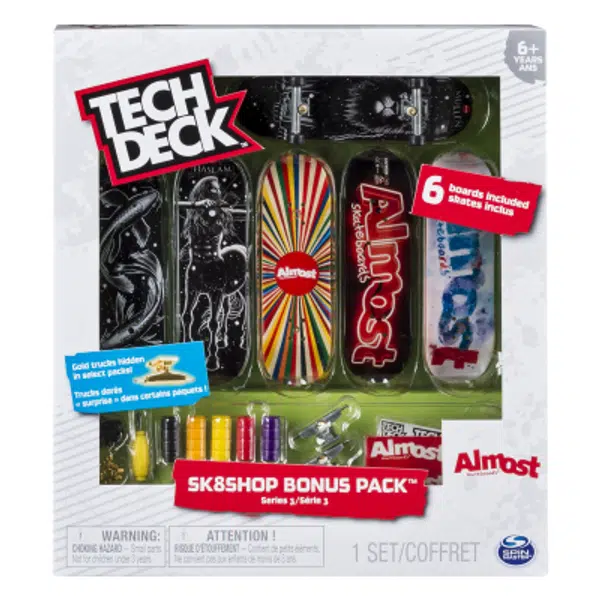 Tech Deck skateshop 6ks s příslušenstvím - Darkstar