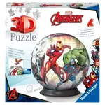 Puzzle 3D Ball Marvel: Avengers 72 dílků
