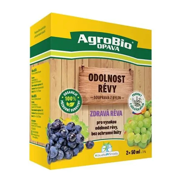 Přípravek pro odolnost révy AGROBIO Zdravá Réva 2x50ml