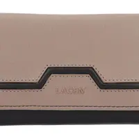 Dámská kožená peněženka Lagen BLC/5375/422 Black/Taupe