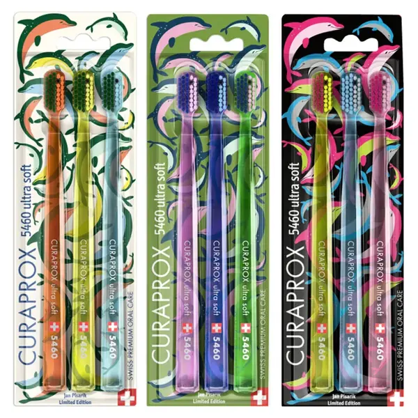 CURAPROX 5460 Ultra soft  limitovaná edice 3 kusy