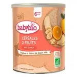 BABYBIO Nemléčná ovocná kaše 3 druhy ovoce 220 g