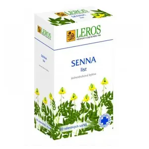LEROS Senný list léčivý porcovaný čaj 20 x 1,5 g