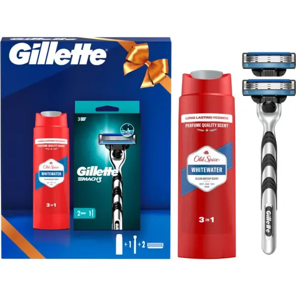Gillette Whitewater + Mach3 Gift Set darčeková sada