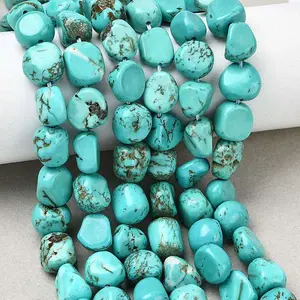 Dyed & Heated Natural Howlite Beads Strands