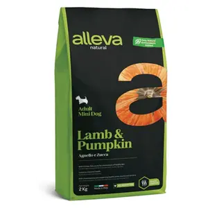 ALLEVA Natural Adult Mini Lamb&Pumpkin granule pro psy 2 kg