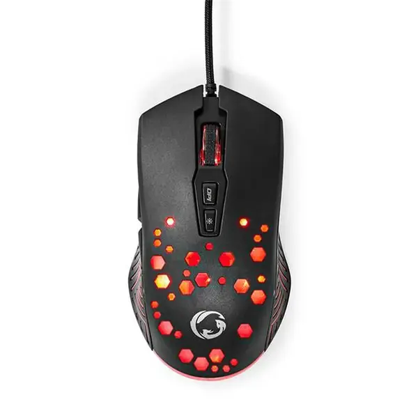 Myš drátová NEDIS GMWD410BK herní