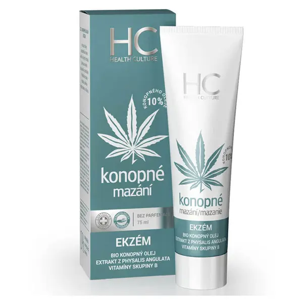 HEALTH CULTURE Konopné mazání ekzém 75 ml