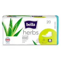 BELLA HERBS Aloe Vera Hygienické vložky s křidélky 20 kusů