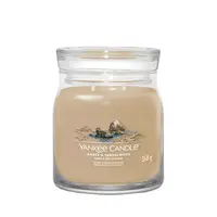 YANKEE CANDLE Signature Vonná svíčka střední 2 knoty Amber & Sandalwood 368 g