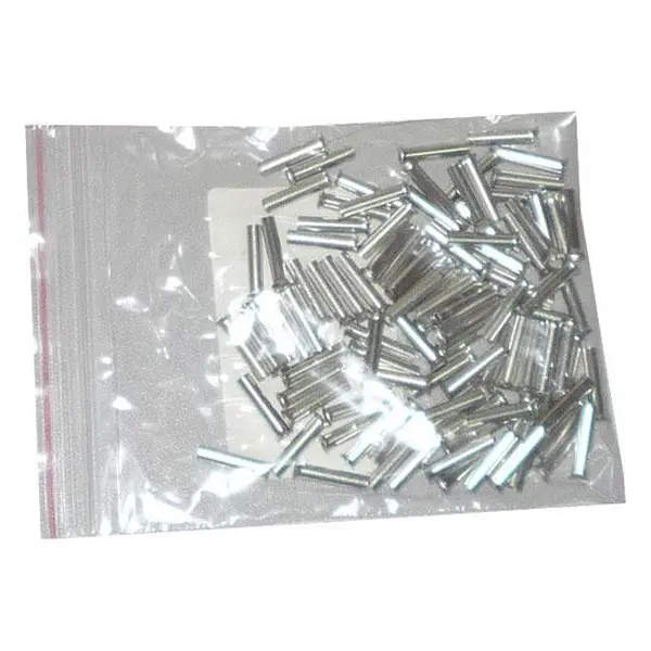 Dutinka pro kabel 1,5mm2 celokovová, 100ks