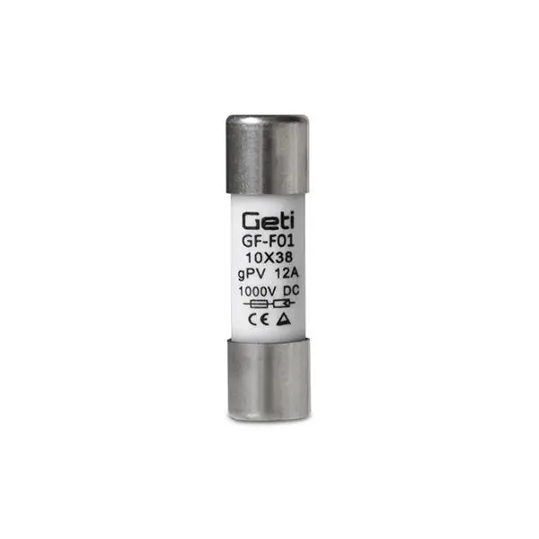 Pojistka GETI GF-F01 pro fotovoltaické systémy 12A/1000V DC
