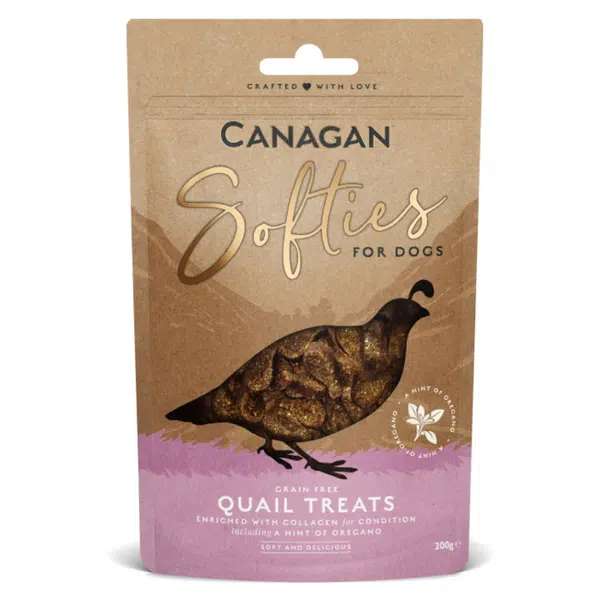 CANAGAN Softies quail treats pamlsky pro psy 200 g