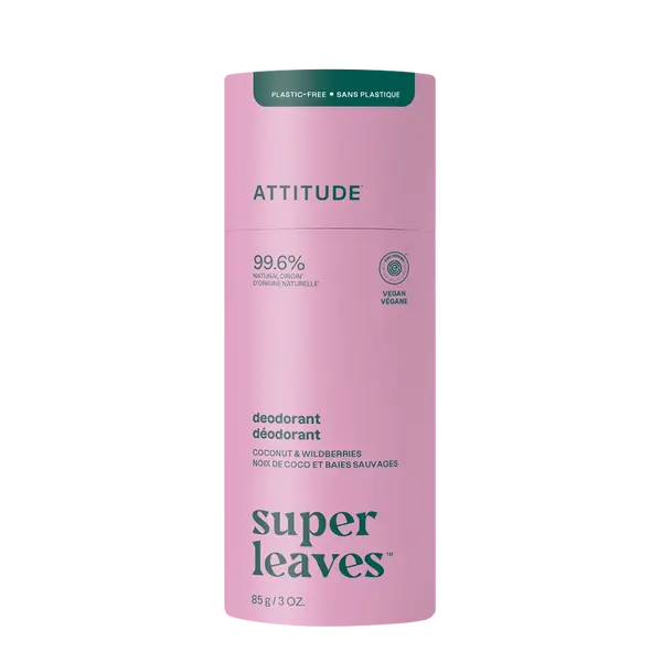 ATTITUDE Super leaves Přírodní tuhý deodorant Listy bílého čaje  85 g