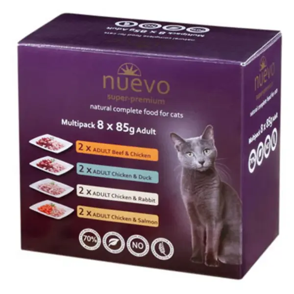 NUEVO kočka kapsa Adult Multipack 8x85 g