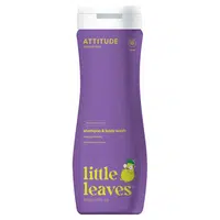 ATTITUDE Little leaves dětské tělové mýdlo a šampon 2 v 1 s vůní vanilky a hrušky 473 ml