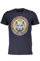 CAVALLI CLASS T-SHIRT SHORT SLEEVE MAN BLUE
