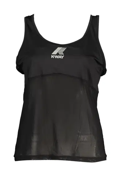 K-WAY WOMEN'S AMERICAN TANK TOP BLACK