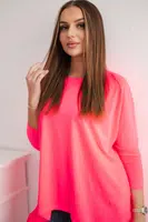 Oversize pink neon blouse