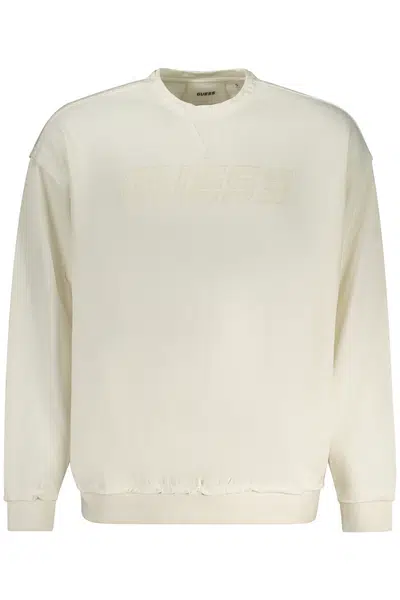 GUESS JEANS SWEATSHIRT WITHOUT ZIP MEN WHITE
