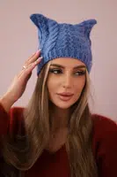marka niezdefiniowana Čapica s fleece Rabbid K237 svetlý denim