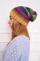 Kesi Čapica s fleece Krystyna K207 nevädza + pomaranč